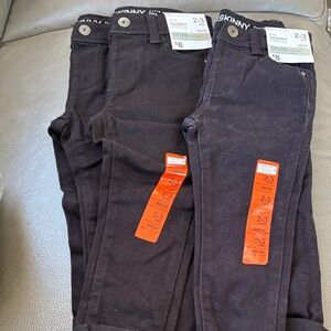 Primark Kids Black Skinny Jeans lot of 3